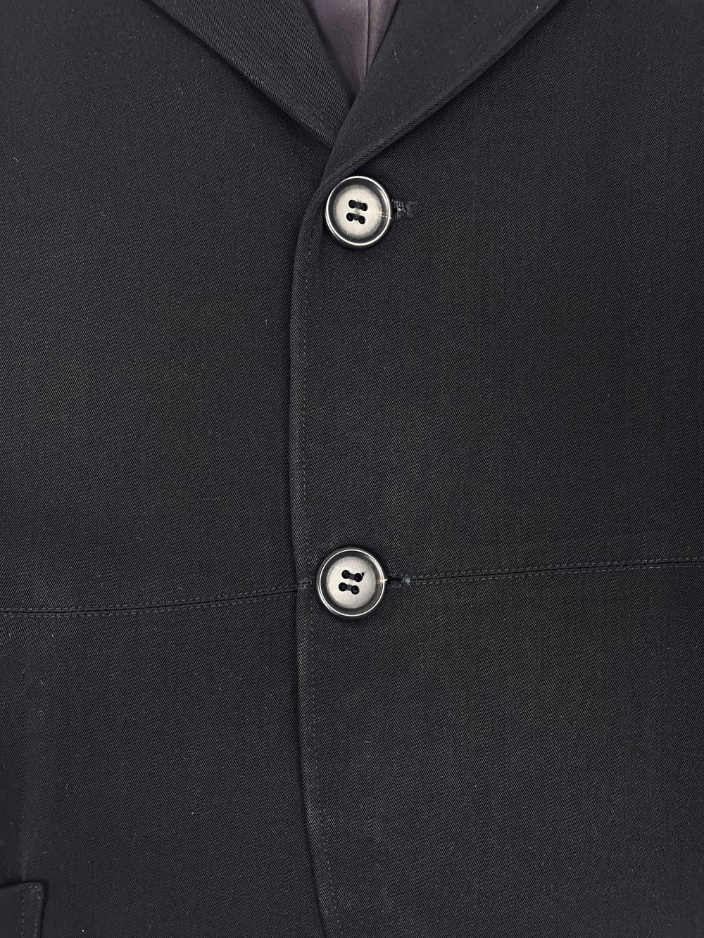 Yohji Yamamoto 80s asymmetrical blazer — JAMES VELORIA Yohji Yamamoto 80s asymmetrical blazer — JAMES VELORIA